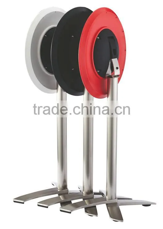 fashion modern outdoor folded ABS top brushed aluminum high cocktail table bar table LQ- BT308