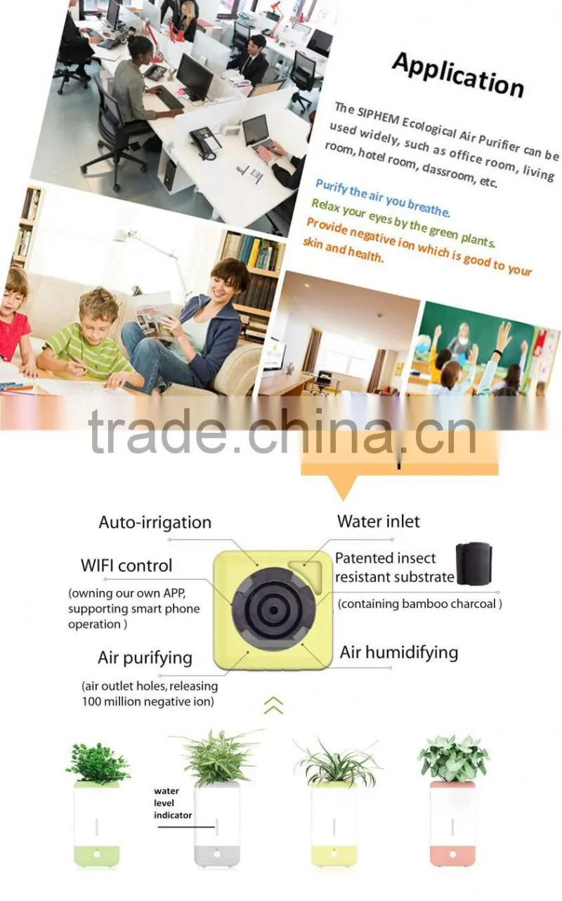 SIPHEM Smart Eco PureAir System Air purifier smart home device products