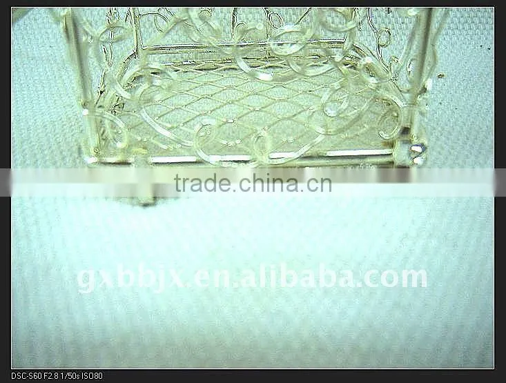 Gold/Silver iron wire decorative small house handmade craft