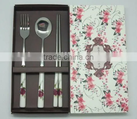 Gift Spoon 2014 Kawaii stainless steel spoon set /Christmas gift