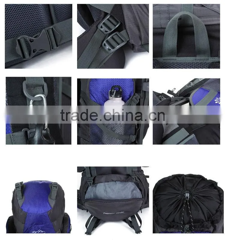 2015 new design sport mountaineering hiking backpack bag