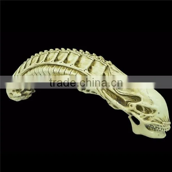 Antique bronze skeleton sculpture resin soldier warrior statues