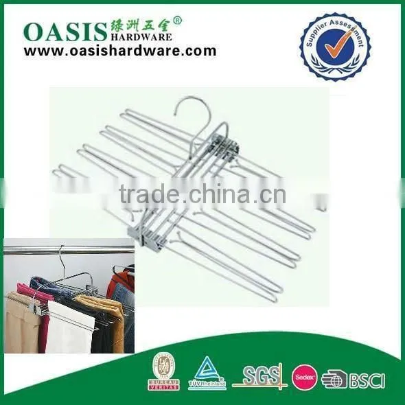 HIGH QUALITY stainless steel clothes hangers,multifunctional hangers,dry hangers YZ2118CS
