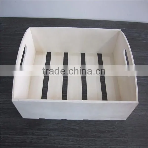 Rectangle Wooden Tray With Handles