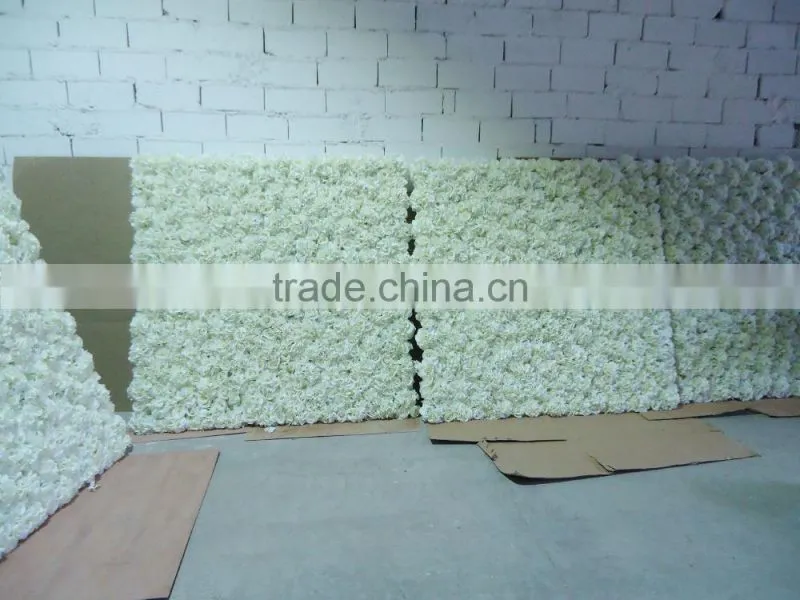GNW FLW1507-1 Artificial Rose and Hydrangea Blossom Flower Wall for wedding decoration