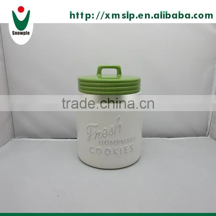 Ceramic coffee canister