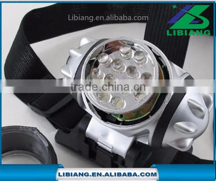 High power led headlamp using dry battery