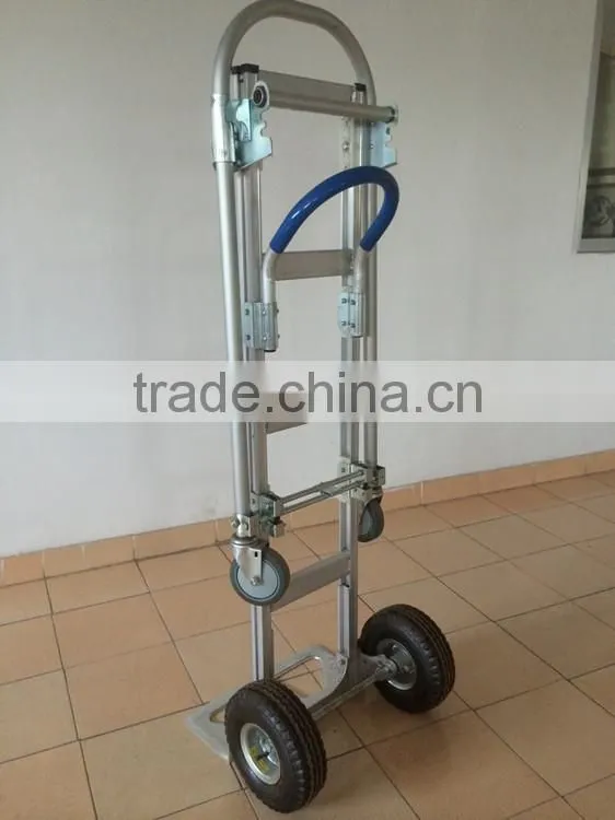 2 in 1 foldable aluminium convertible hand truck