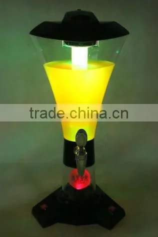 2013 new plastic juice dispenser/Beer Tower/liquor dispenser