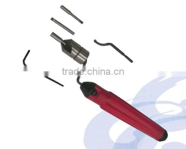 4PC Blades Universal Plastic Hand Deburring Cutter Tool with Countersink And Rotary Burr