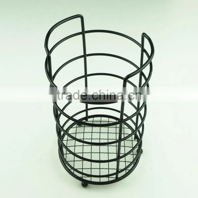 43002 Steel Wire Sink Basket Cutlery Holder Cooking Utensils Storage Kitchen Rack