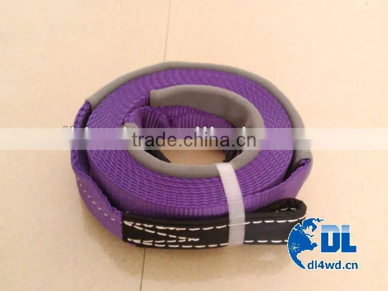 8cm*9m heavey duty 4wd recovery tow strap