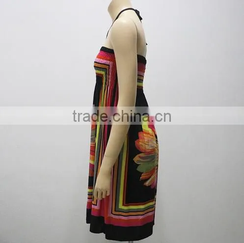 2016 Long Women Black Sexy Chiffon Dress