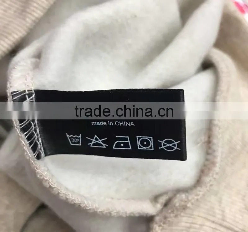 China suppliers printed unisex fleece stock sweatshirt hoodies