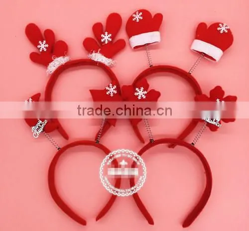 HFR-S14102412 New Christmas arrival hot sale wholesale Christmas party hairbands