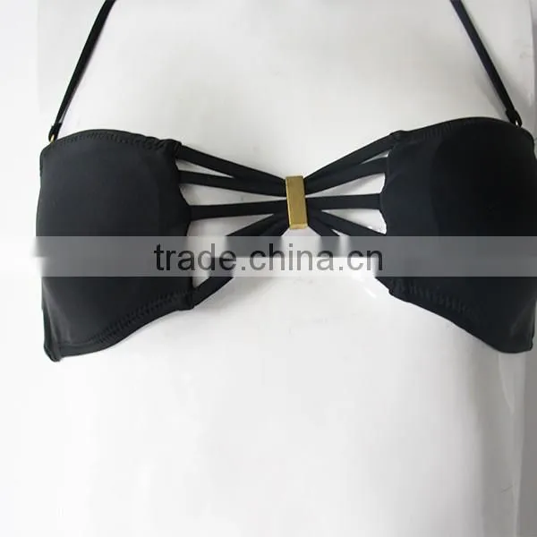 black fashion women swimwear
