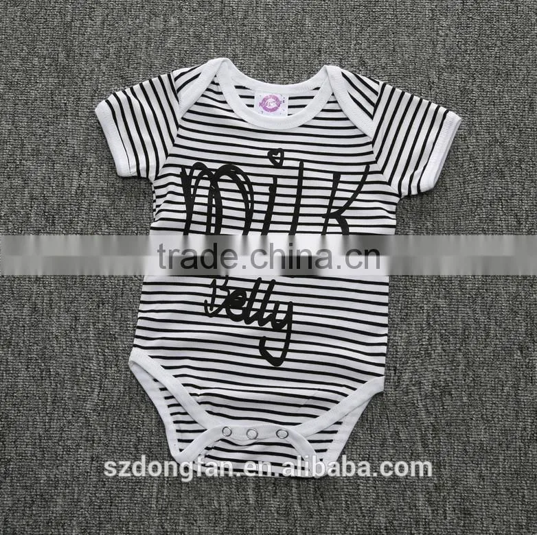 Wholesale Newborn Baby Clothes Summer 100% Cotton Breathable Baby Romper