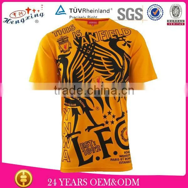 Custom print t-shirt with leather sleeves wholesale custom all over print t-shirt custom t-shirt printing