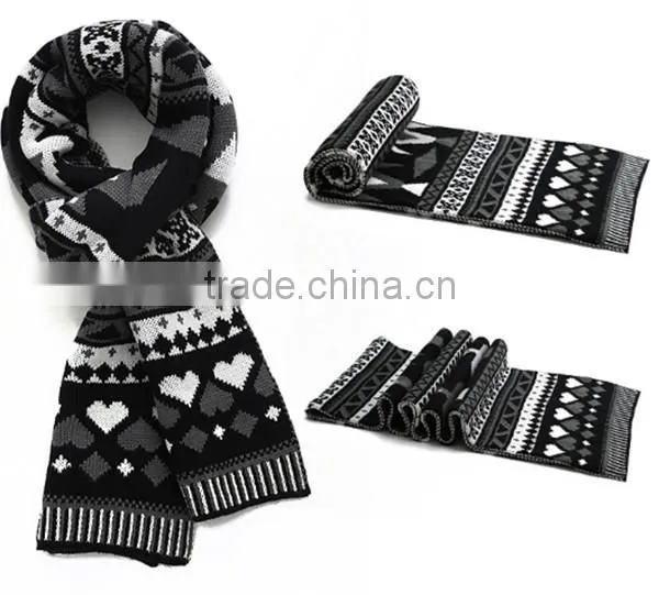 2016 Autumn Winter Scarf Black Thick Men Scarf Fashion Casual Scarf Men Audience Burst Models