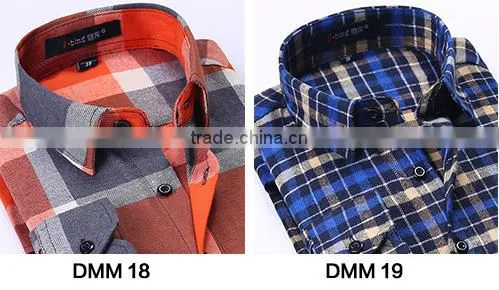 Latest shirt designs for men 2015 western plaids hot sale long sleeve slim fit beautiful shirt for boy