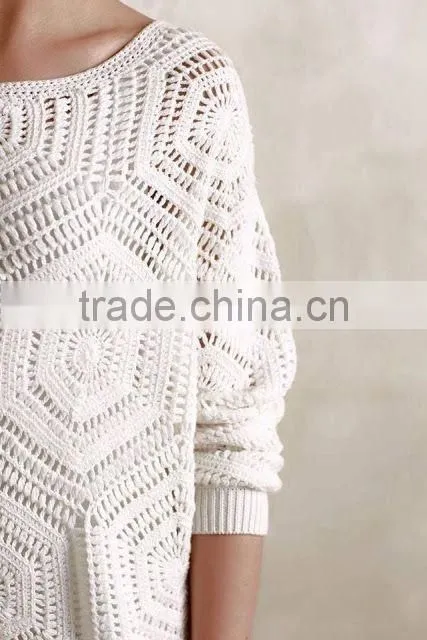 2017 Handmade Ladies Knitted Design Sweater