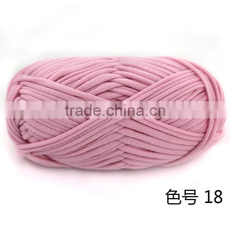China fabric yarn factory hot wholesale fashion t shirt yarn for hand knitting