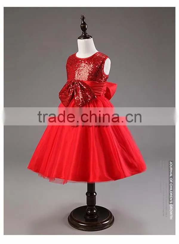 Creazy hot sell Girls Dress Beautiful Princess party dress High Quality wedding dress for Girls with Sequins