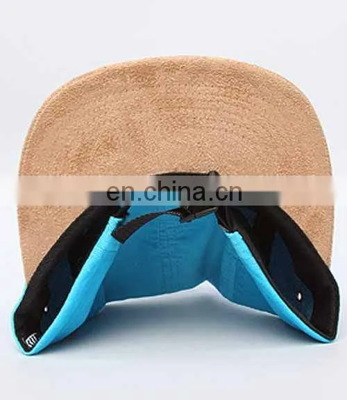 custom 5 panel denim and suede cap