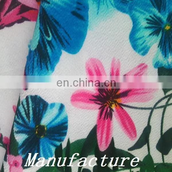 Winfar Knitting textile print bubble polyester crepe fabric