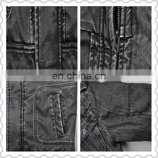 2017 lastest fashion hot sale diamond quilted pu men long jacket