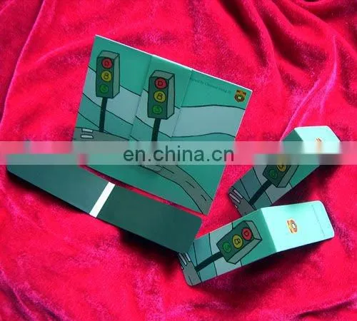 Custom printing folding magnetic bookmark