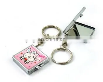 Min decorative pocket Mirror / keychain pocket mirror for promotional, decoration gift
