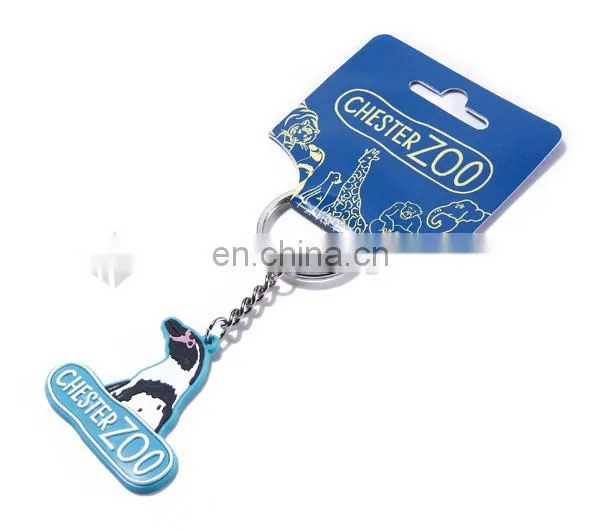 Custom personalized soft pvc rubber keychain