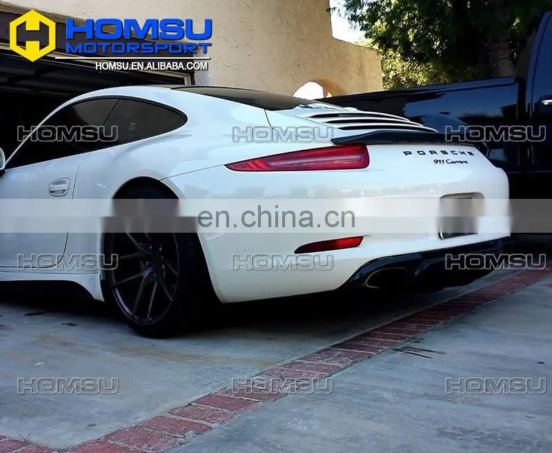 3 hot style auto tuning kits convert to V design 911 991 carbon fiber material car bumper body kit