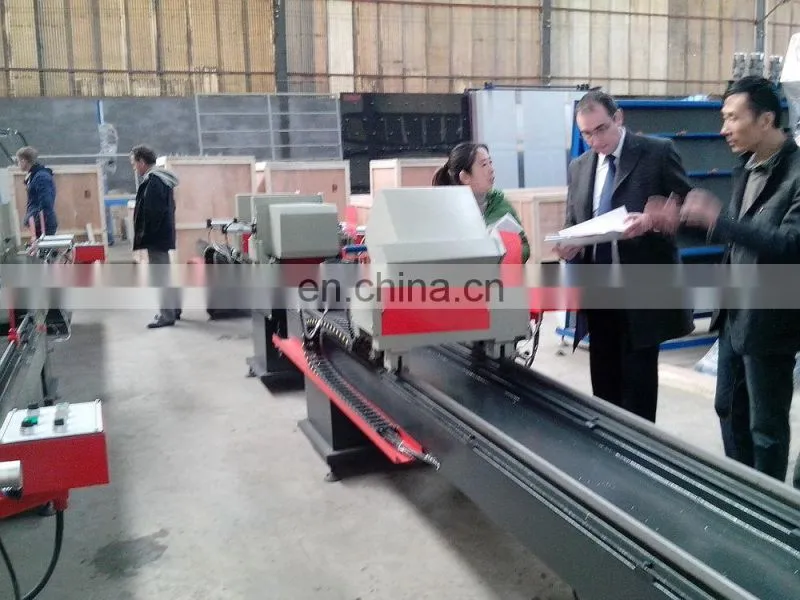 CE aluminum profile double head cutting saw/saw