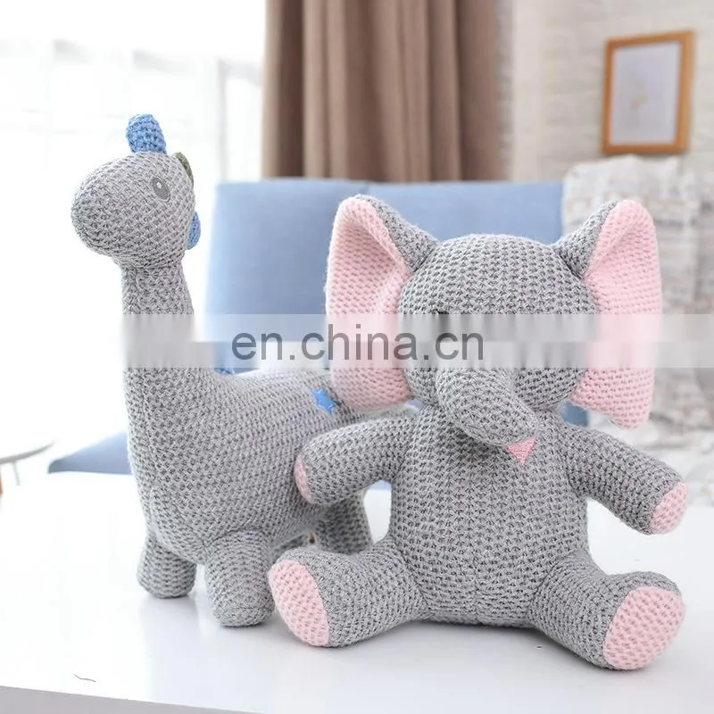 Student Kids crocheted & knitted stuffed animals toys Bunny elephant dinosaur Patterns Valentine Day gift lover gifts