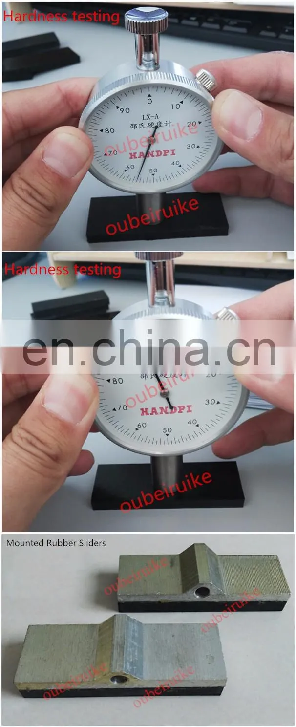 MOUNTED SLIDER FOR PENDULUM SKID TESTER