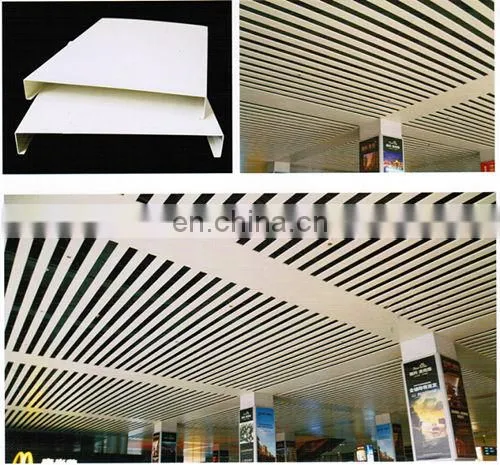 China supplier of metal/aluminum Decorative Solid panels/Accentuate Spaces unique ceiling solutions for modern building hall
