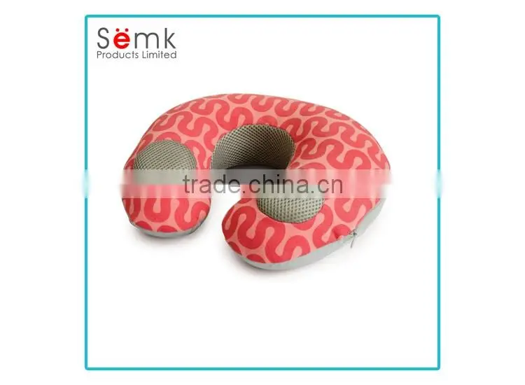 Portable U shape bluetooth stereo neck pillow speakers