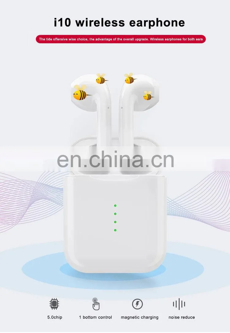 2021 Best Sound Quality Blue tooth 5.0 WirelessI i10 i11 i12tws TWS Earbuds