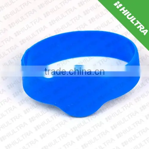 LF HF Silicone RFID Bracelet For Swimming Pool