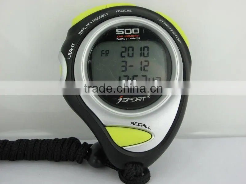 3 lines display stop watch with pacer&countdown function