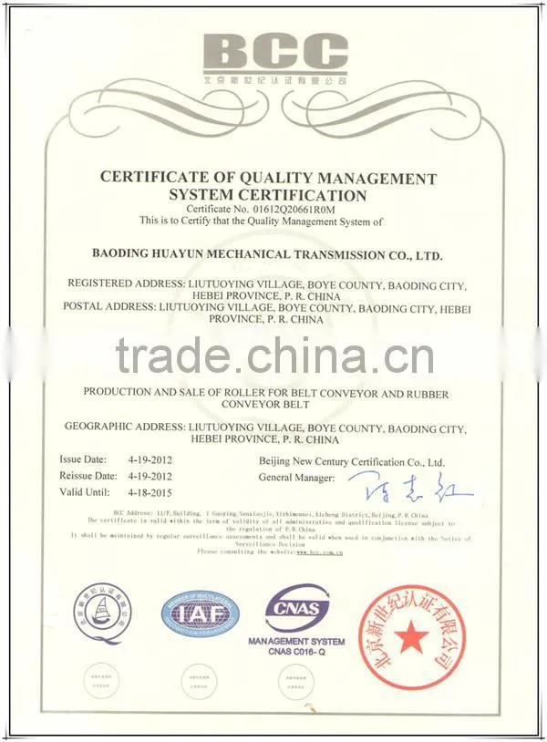 belt conveyor metal pulley for coal mining equipment