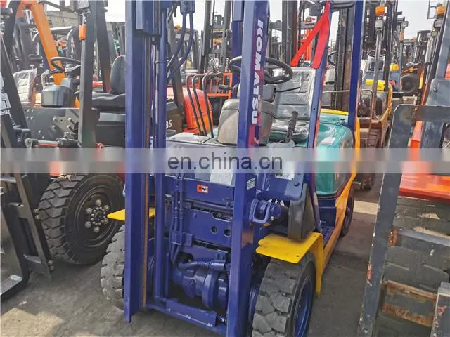 1.5 ton 2.5 ton 3 ton 3.5 ton forklift, used komatsu original diesel manual machine komatsu FD15 in hot sale
