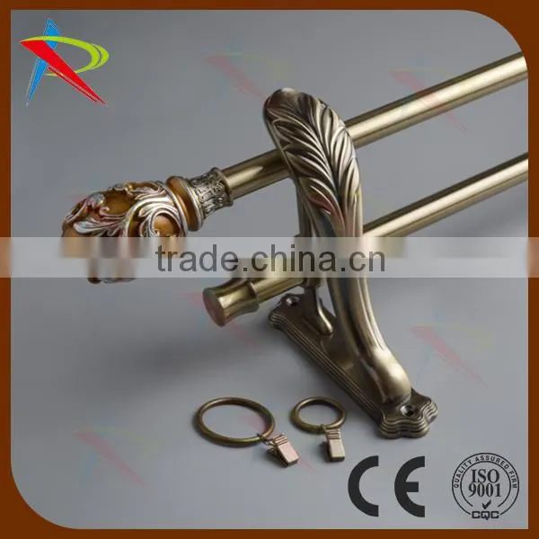 Brass curtain rods/poles full set wholesale