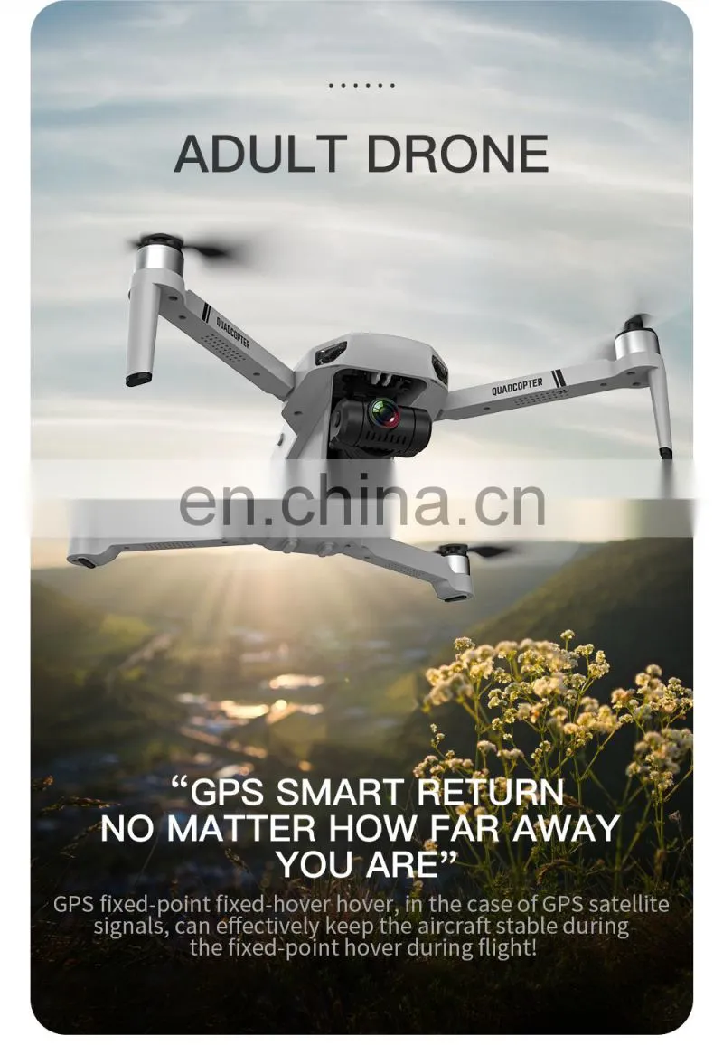 Hot Sale Dron Gps Wifi Drone Dual Optical Flow Rc Yuntai Aerial Photography Kf102 With 4k Camera For Video Recording