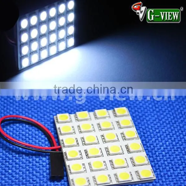 Ultra bright Doom 24SMD 5050 Led panel light bulb for cars
