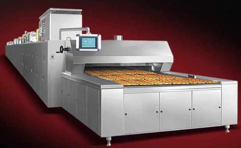 Industrial SANDVIK Steel Belt or Net Belt Tunnel Oven Baking Oven for Bread,cake,biscuit