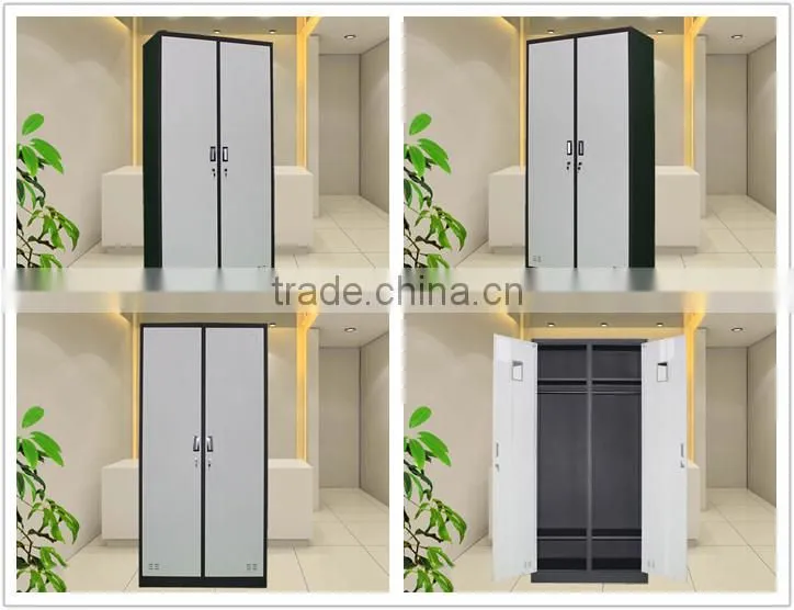 physical education Classroom double door wardrobe KD structure golf bag storage locker metal decorative storage locker cabinet