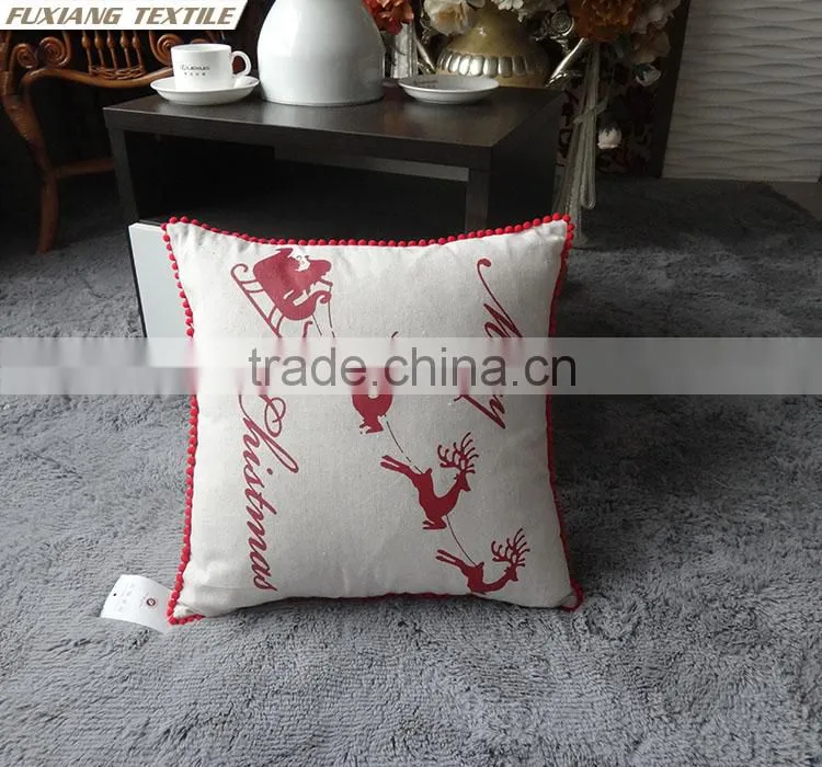 2016 New Design 3D Bells Singing Christmas Hone Deco Cushion